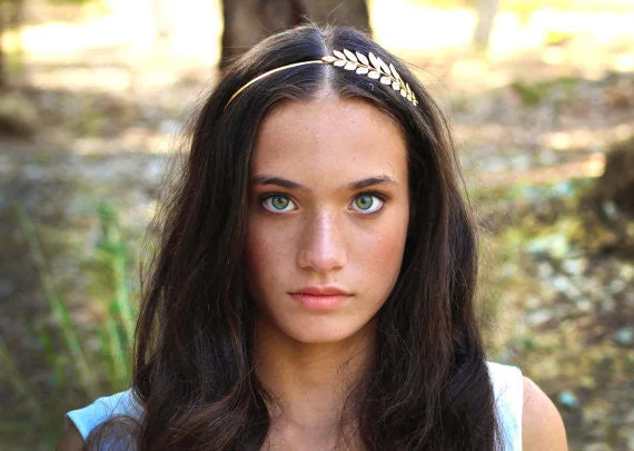 boho hair accessories for weddings -Athena Headband