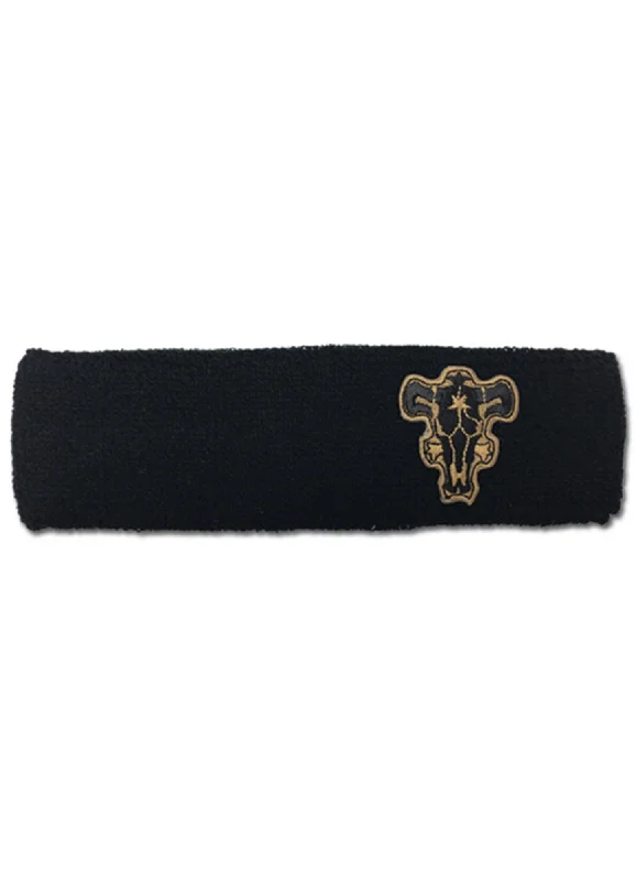 trendy headbands for outdoor events -Black Clover - Asta The Black Bulls Headband