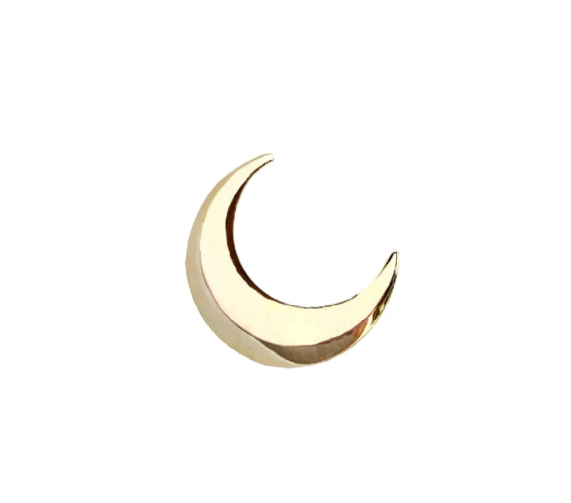 creative hairpins for artistic styles -PETITE CRESCENT MOON BARRETTE