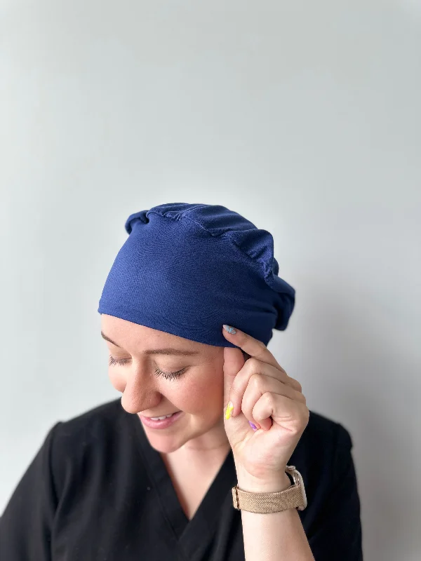 premium hairpins for vintage looks -Scrub Hat - Navy