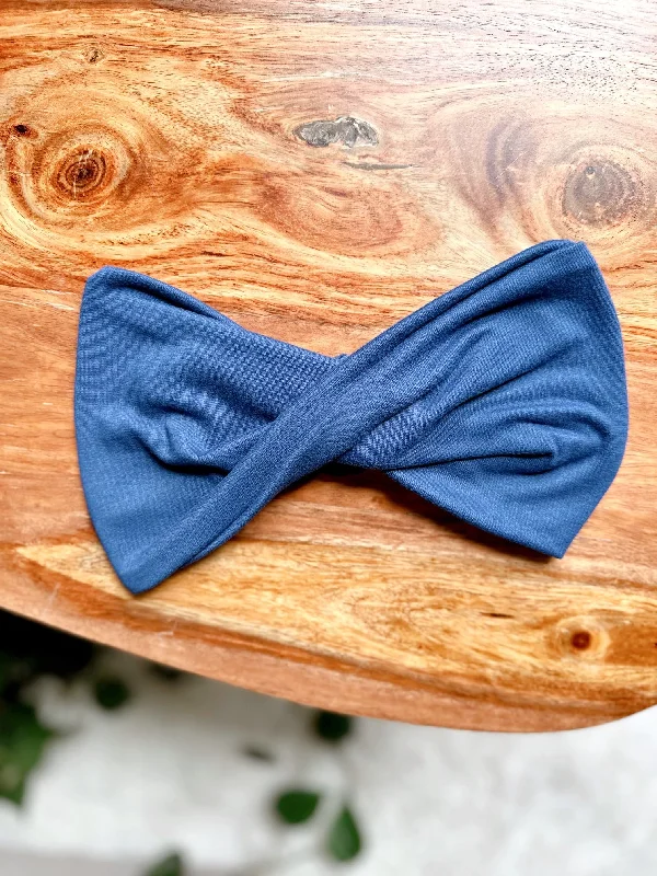 luxurious headbands for luxury events -Wideband - Navy