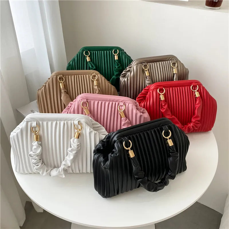 wigs for a bold and modern appearance-Factory Wholesale Leather Hand Bags Ladies Tote Pink Handbag Fashion Shoulder Purses For Young Woman