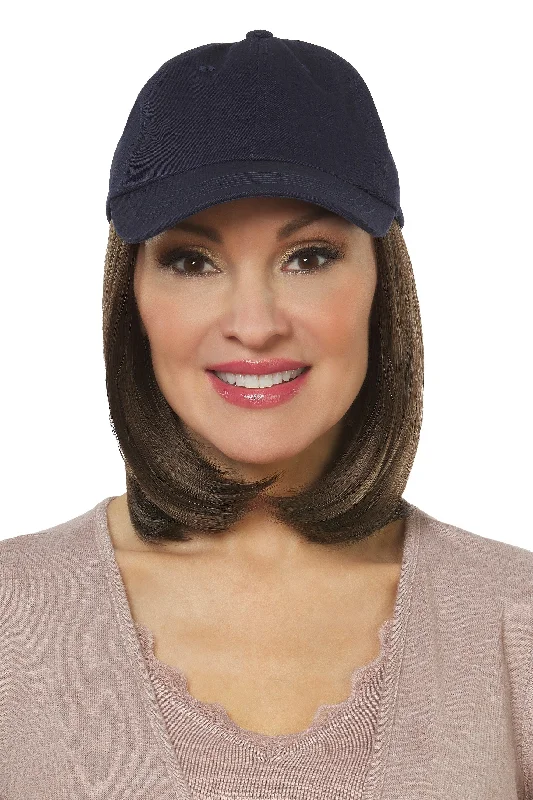 premium synthetic wigs for all-day wear-Henry Margu Wigs_ & Hat - Classic Hat Navy (#8258)