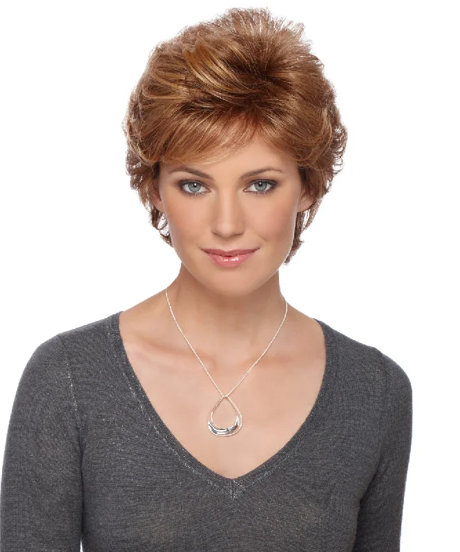 trendy short wigs for bold fashion-Rebecca