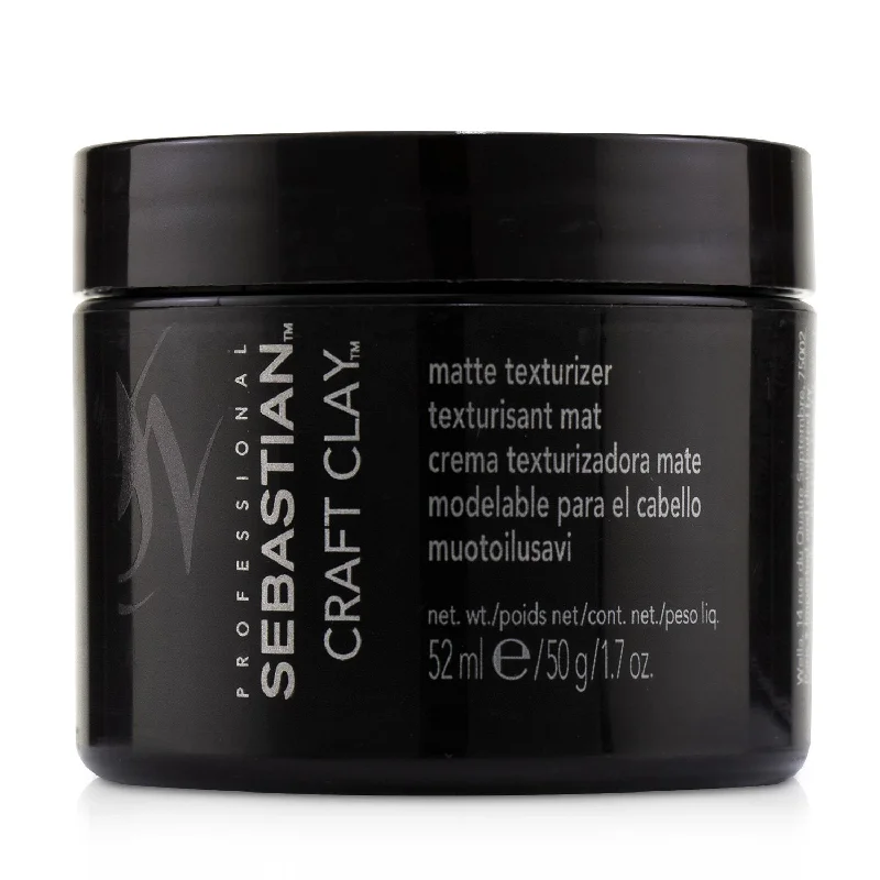 how to fix frizzy hair naturally without heat -Sebastian Craft Clay Remoldable Matte Texturizer  52ml/1.7oz