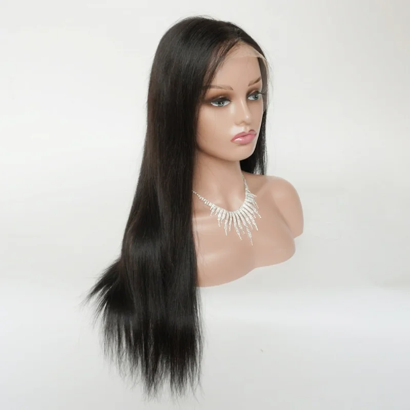 wigs for creating retro-inspired looks-Raw Straight 13x4 HD Lace Front Wig