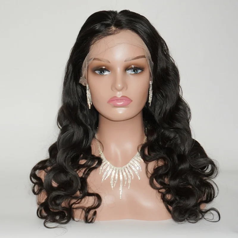 full lace wigs for superior comfort and versatility-Raw Body Wave 13X6 Large HD Lace Front Wig