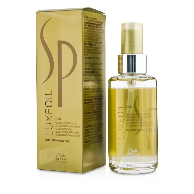 tips for preventing hair from becoming frizzy -Wella SP Luxe Oil Reconstructive Elixir (For Keratin Protection)  100ml/3.4oz