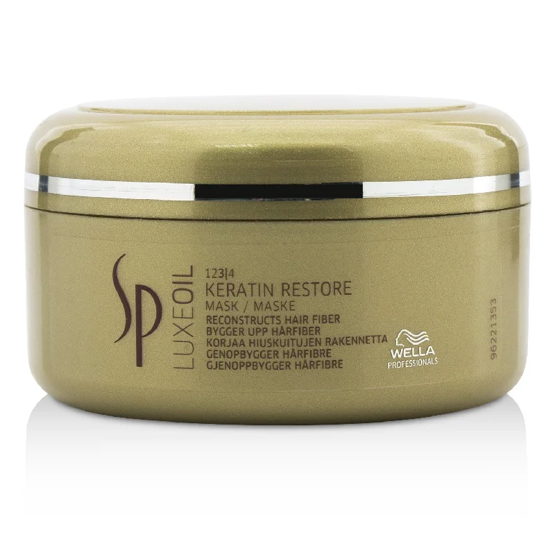 hair care for damaged ends without cutting -Wella SP Luxe Oil Keratin Restore Mask (Reconstructs Hair Fiber)  150ml/5oz