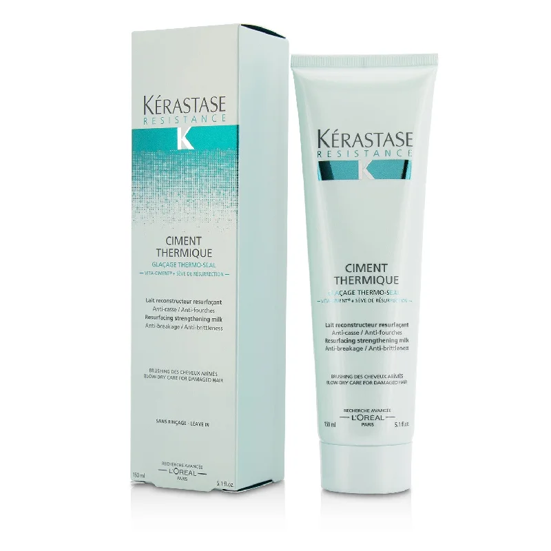 best products for treating dry, itchy scalp -Kerastase Resistance Ciment Thermique Resurfacing Strengthening Milk Blow-Dry Care (For Damaged Hair)  150ml/5.1oz