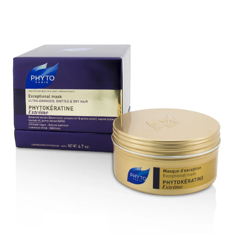 best products for reducing hair thinning in men -Phyto Phytokeratine Extreme Exceptional Mask (Ultra-Damaged, Brittle & Dry Hair)  200ml/6.7oz