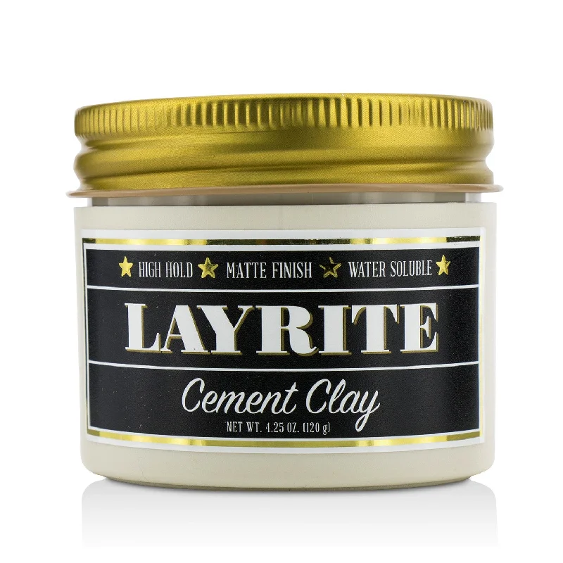 effective hair masks for moisture and shine -Layrite Cement Clay (High Hold, Matte Finish, Water Soluble)  120g/4.25oz