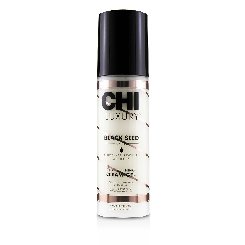 best hair oils for treating scalp dandruff -CHI Luxury Black Seed Oil Curl Defining Cream-Gel  148ml/5oz