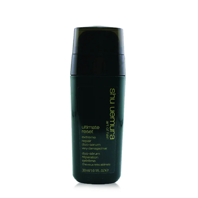 best treatments for dry, damaged hair ends -Shu Uemura Ultimate Reset Extreme Repair Duo-Serum (Very Damaged Hair)  30ml/1.01oz