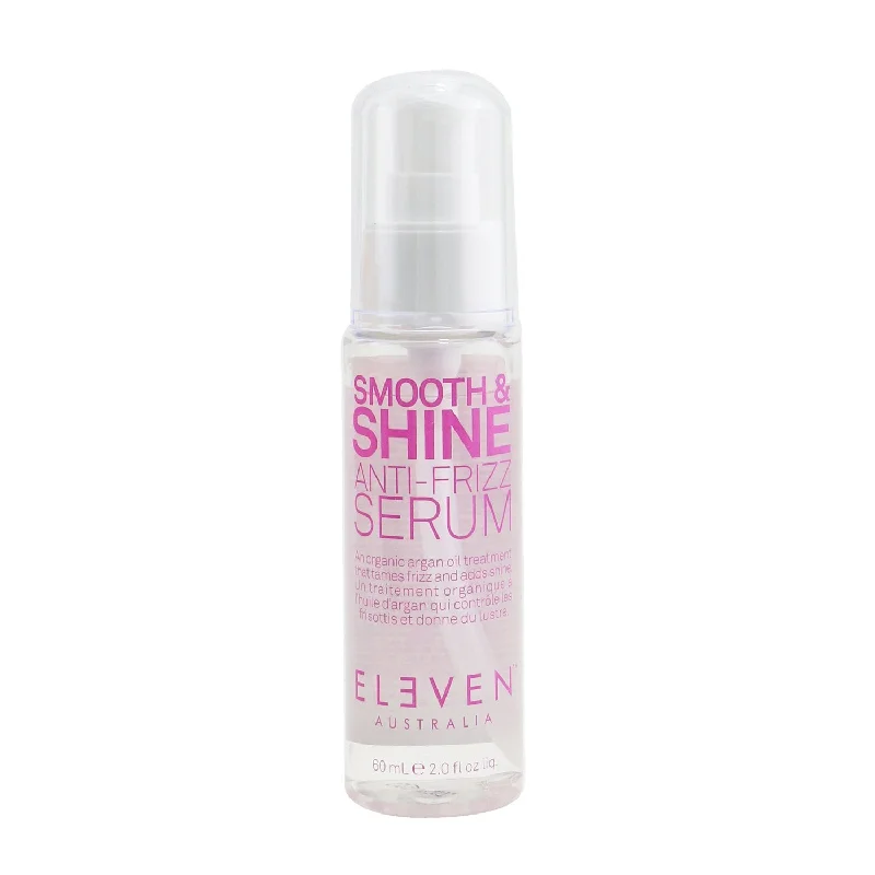 best products for treating frizzy, flyaway hair -Eleven Australia Smooth & Shine Anti-Frizz Serum  60ml/2oz