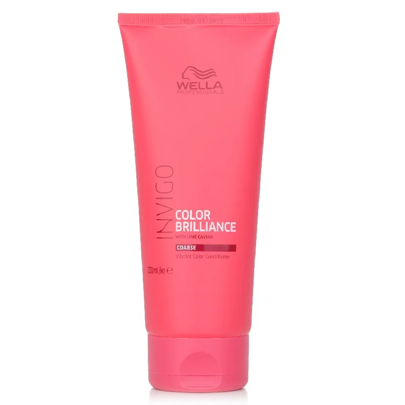 tips for treating dry, brittle hair ends naturally -Wella Invigo Brilliance Vibrant Color Conditioner - # Coarse  200ml/6.7oz