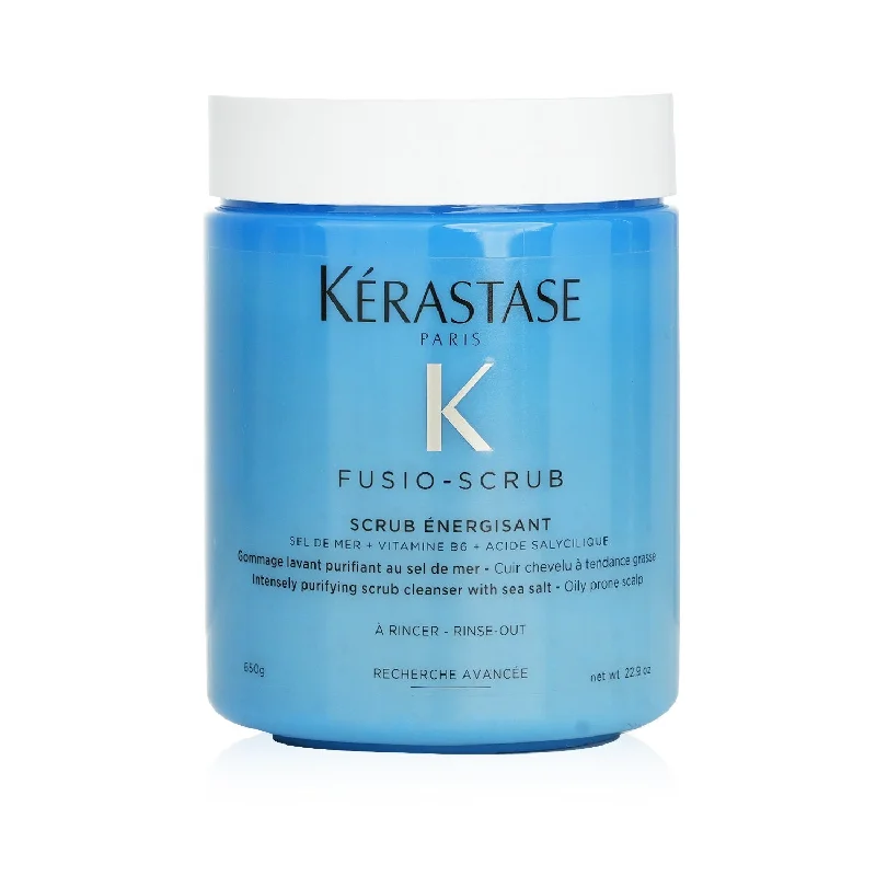 how to prevent hair from breaking when brushing -Kerastase Fusio-Scrub Scrub Energisant Intensely Purifying Scrub Cleanser with Sea Salt (Oily Prone Scalp)  650g/22.9oz