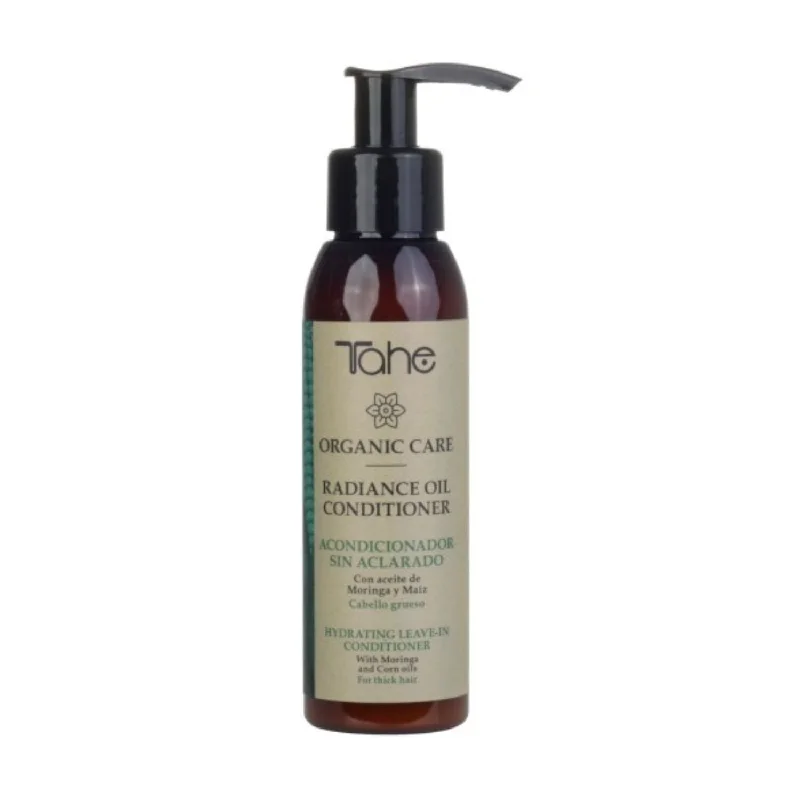 how to protect curly hair from heat styling tools -Tahe ORGANIC CARE-RADIANCE OIL CONDITIONER THICK HAIR 100ML  Fixed Size