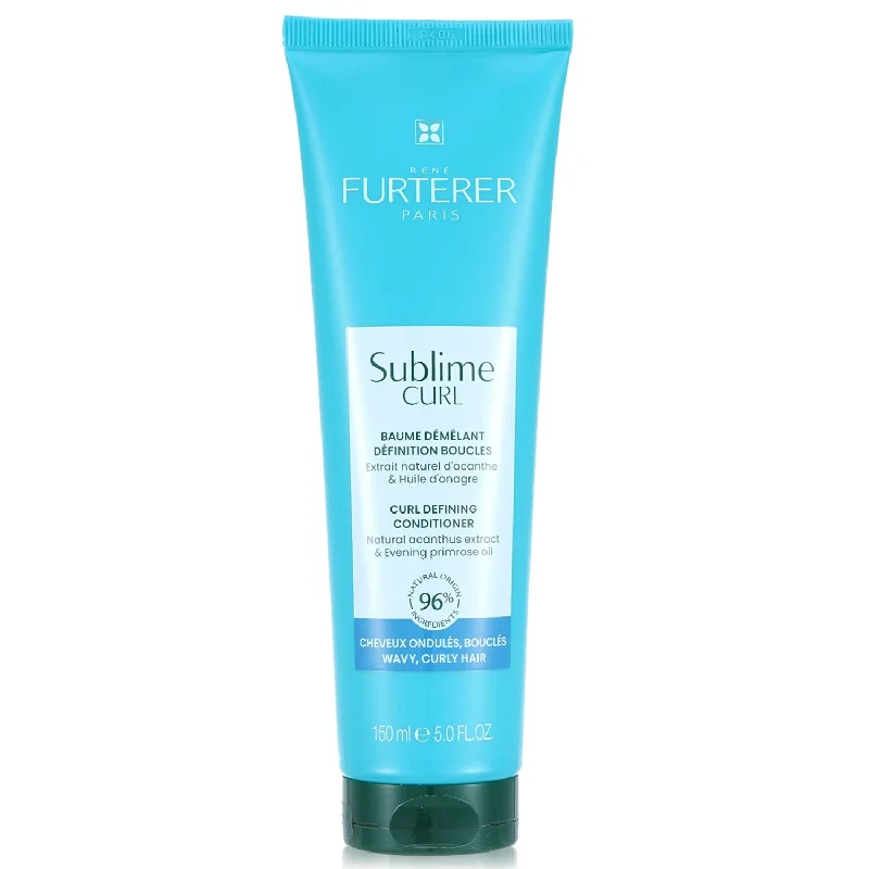 best hair care routine for thick, coarse hair -Rene Furterer Sublime Curl Curl Defining Conditioner (Wavy, Curly Hair)  150ml/5oz