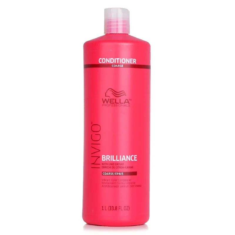 hair care tips for maintaining healthy, thick hair -Wella Invigo Brilliance Vibrant Color Conditioner - # Coarse  1000ml/33.8oz