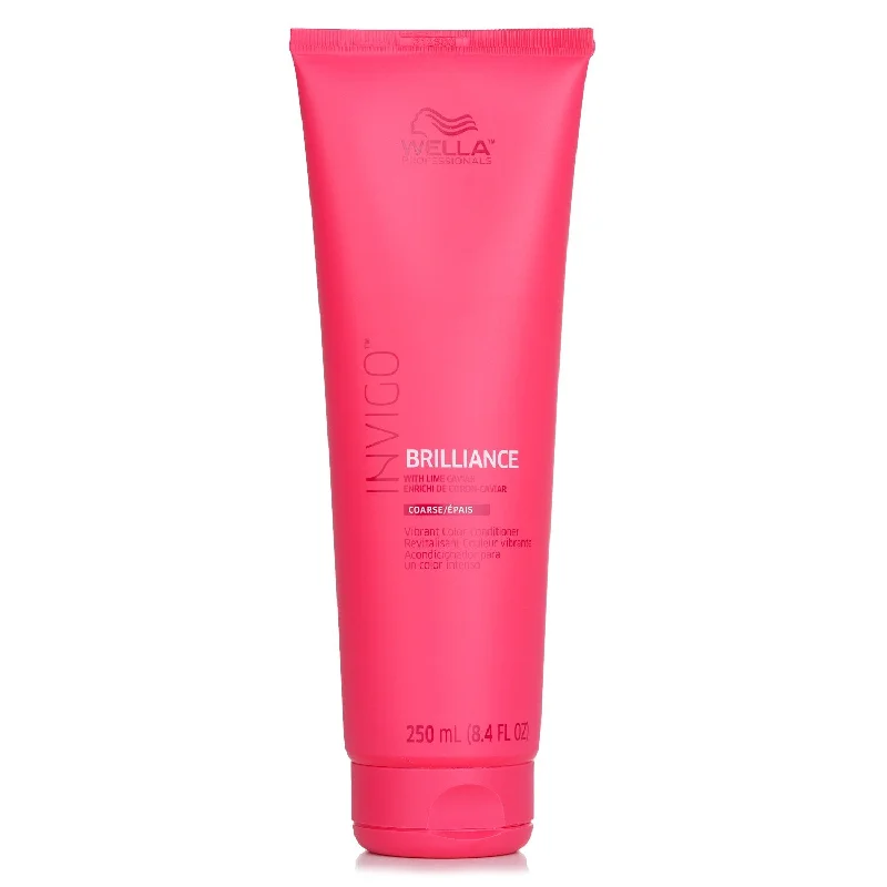 how to protect hair from environmental pollutants -Wella Invigo Brilliance Vibrant Color Conditioner - # Coarse  250ml/8.4oz