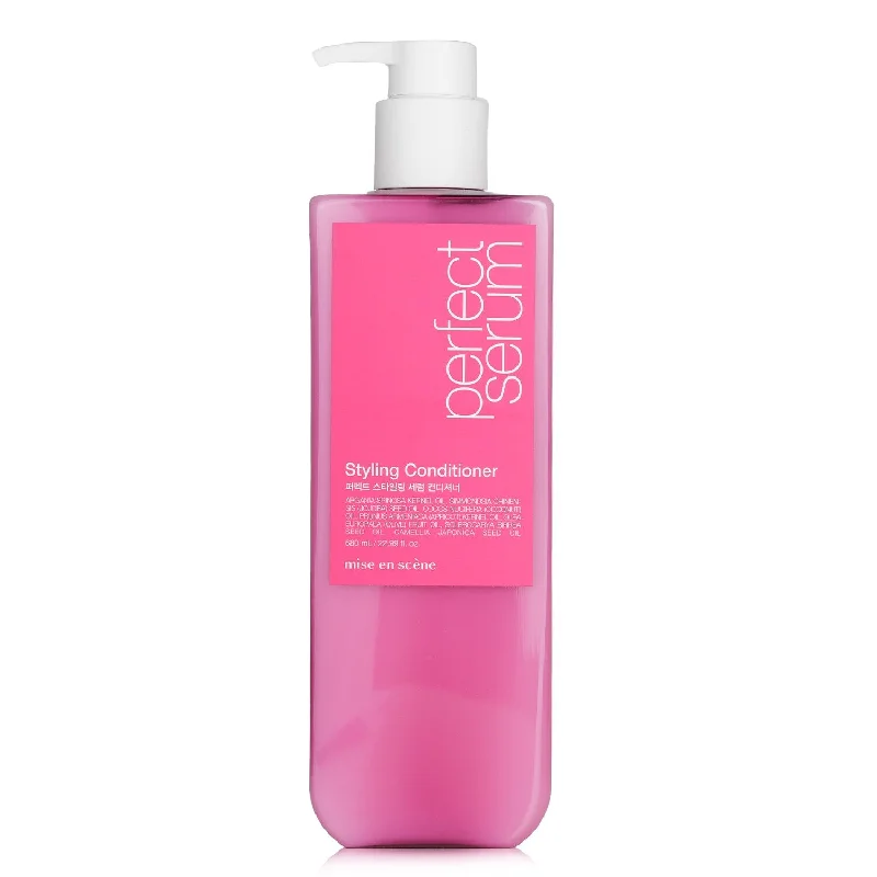 how to treat dandruff and dry scalp naturally -MISE en SCENE Perfect Serum Styling Conditioner  680ml/22.99oz