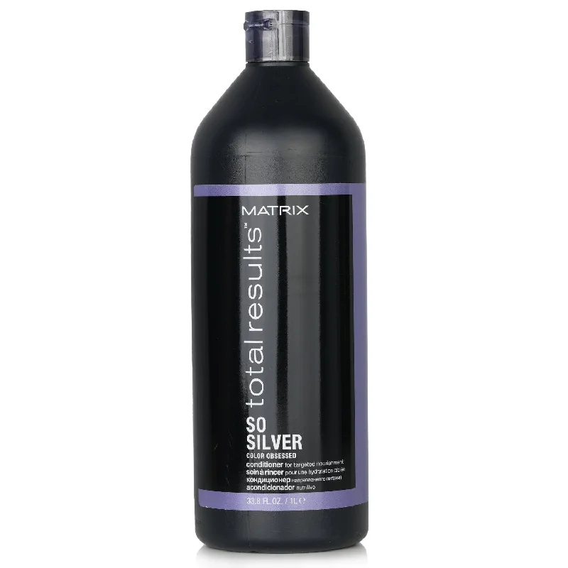 deep conditioning treatments for textured hair -Matrix Total Results Color Obsessed So Silver Conditioner (For Blonde & Grey Hair)  1000ml/33.8oz