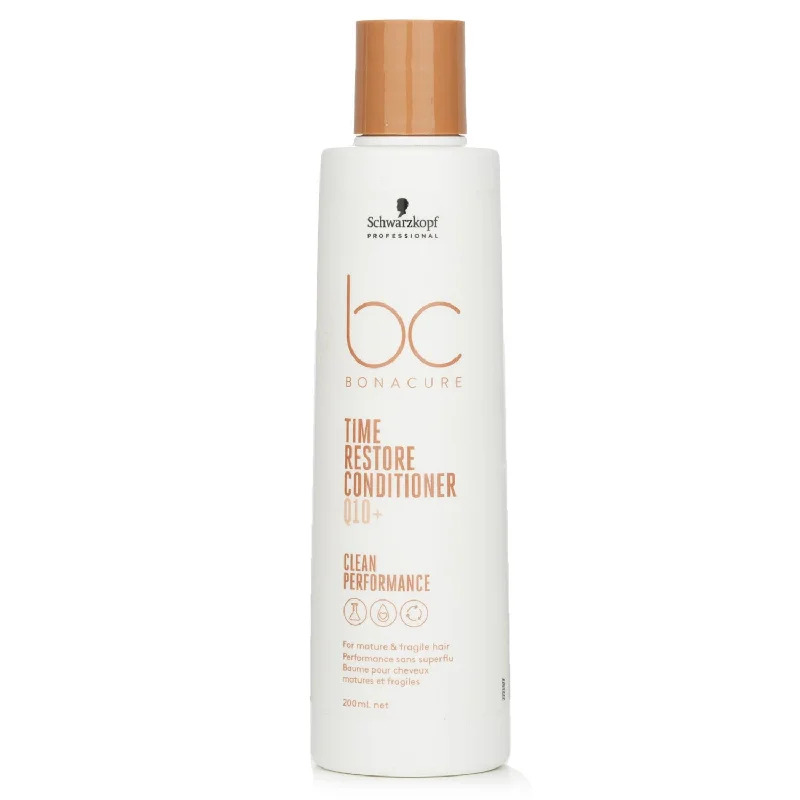 hair care routine for frizzy hair in humid weather -Schwarzkopf BC Bonacure Q10+ Time Restore Conditioner (For Mature and Fragile Hair)  200ml/6.76oz