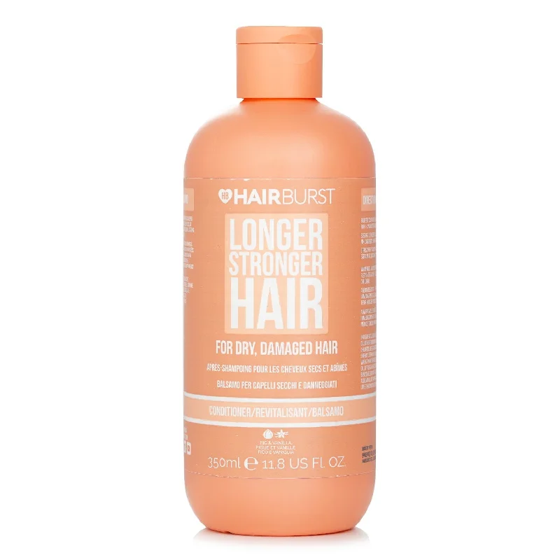 best hair care routine for thick, wavy hair -Hairburst Fig & Vanilla Conditioner for Dry Damaged Hair  350ml/11.8oz