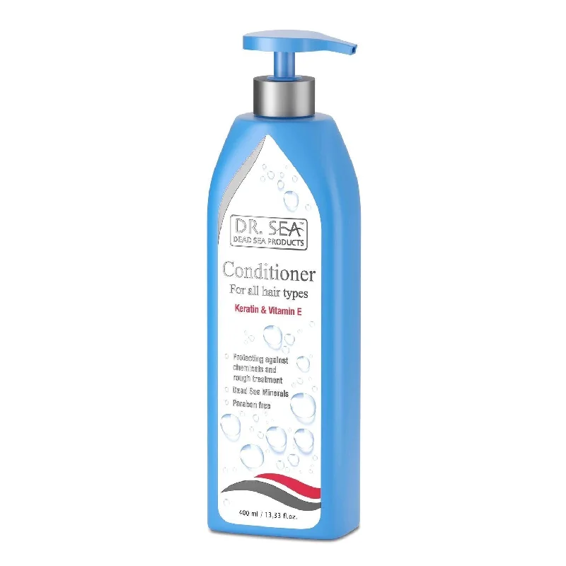 how to prevent hair from becoming greasy overnight -DR. SEA Dead Sea Minerals Conditioner with Keratin 400ml  Fixed Size