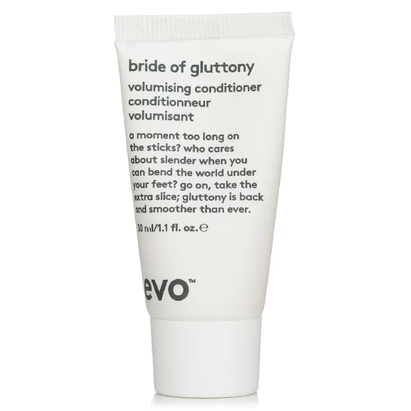 nourishing hair masks for dry and dull hair -Evo Bride of Gluttony Volumising Conditioner  30ml/1.1oz