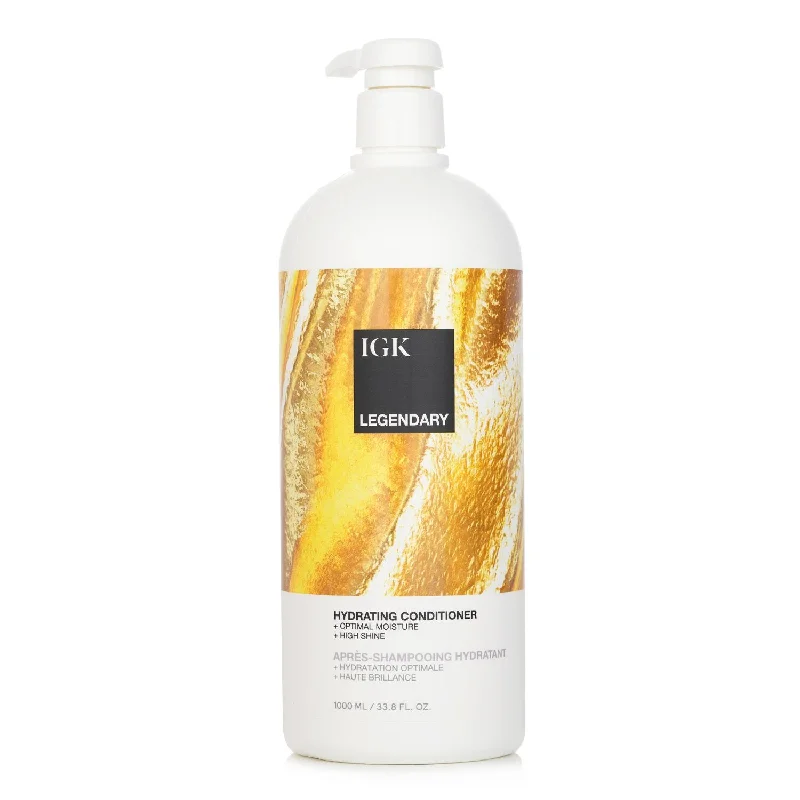 best anti-frizz treatments for curly hair in humidity -IGK Legendary Hydrating Conditioner  1000ml/33.8oz