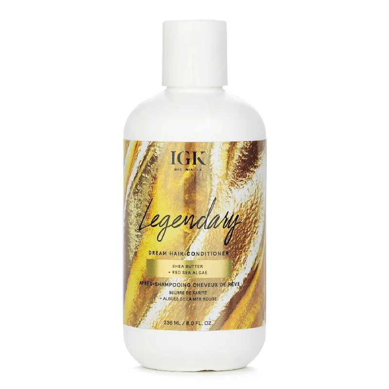 how to treat hair shedding with natural remedies -IGK Legendary Dream Hair Conditioner - Shea Butter + Red Sea Algae  236ml/8oz