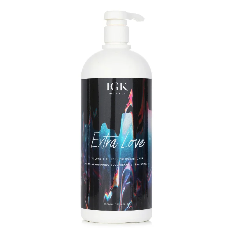 hair care for controlling oily scalp and greasy hair -IGK Extra Love Volume & Thickening Conditioner  236ml/8oz