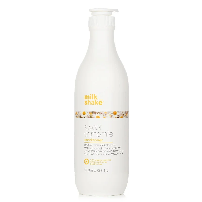 how to prevent hair from becoming greasy overnight -milk_shake Sweet Camomile Conditioner  1000ml/33.8oz