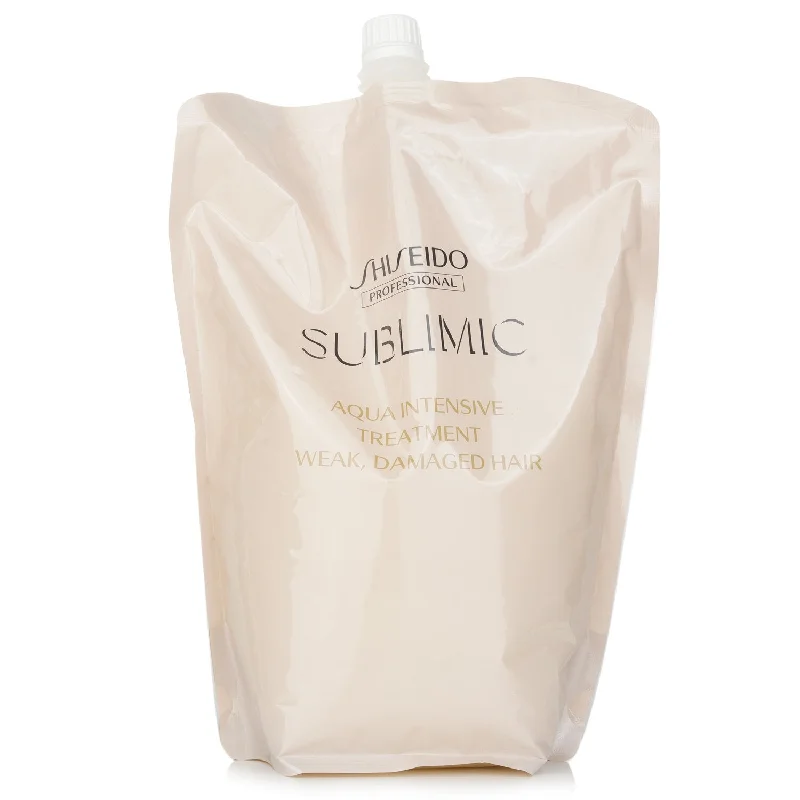 tips for controlling greasy hair without shampoo -Shiseido Sublimic Aqua Intensive Treatment Refill (Weak, Damaged Hair)  1800g