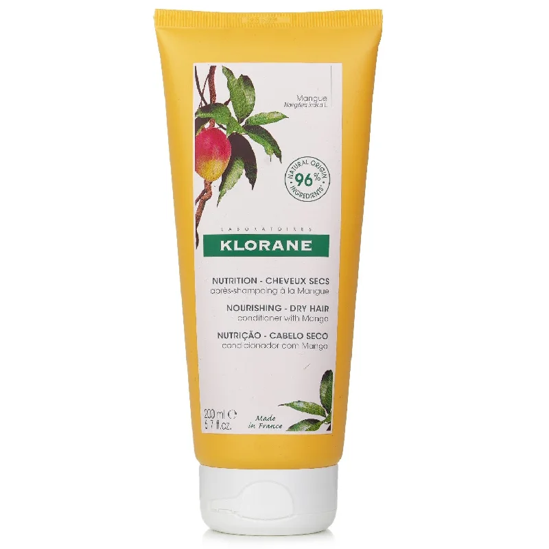 nourishing treatments for dry and damaged scalp -Klorane Conditioner With Mango (Nourishing Dry Hair)  200ml/6.7oz