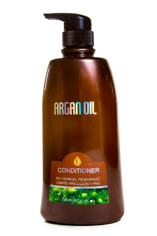 how to fix over-styled hair without heat damage -Argan Oil Conditioner 26.4 oz. 750ML