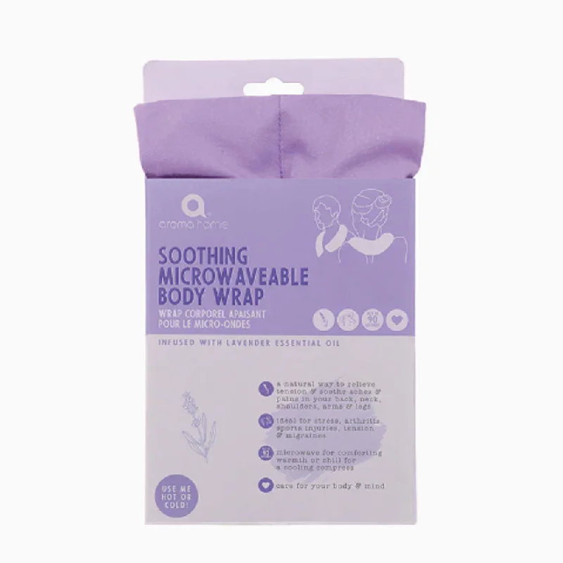 Aroma Home Lavender Soothing Microwavable Body Wrap