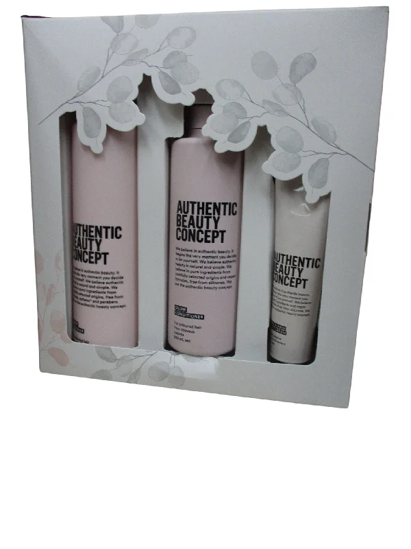 how to get rid of dry hair ends without cutting -Authentic Beauty Concept Glow Collection Kit