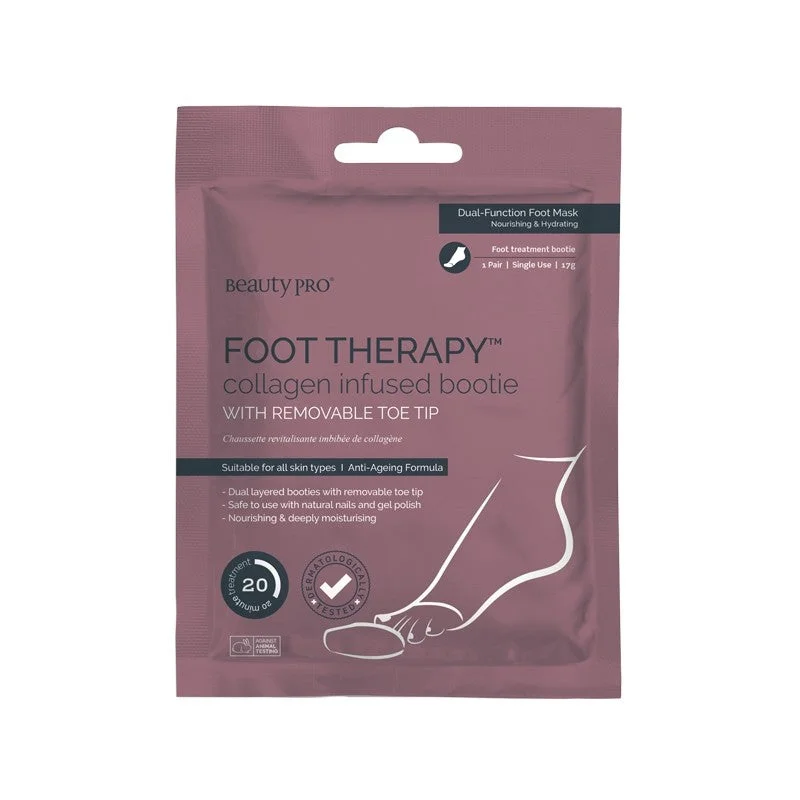 BeautyPro Foot Therapy Collagen Infused Bootie (1 Pair)