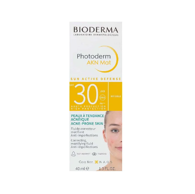 Bioderma Photoderm AKN Mat Sunscreen SPF 30,  40ML