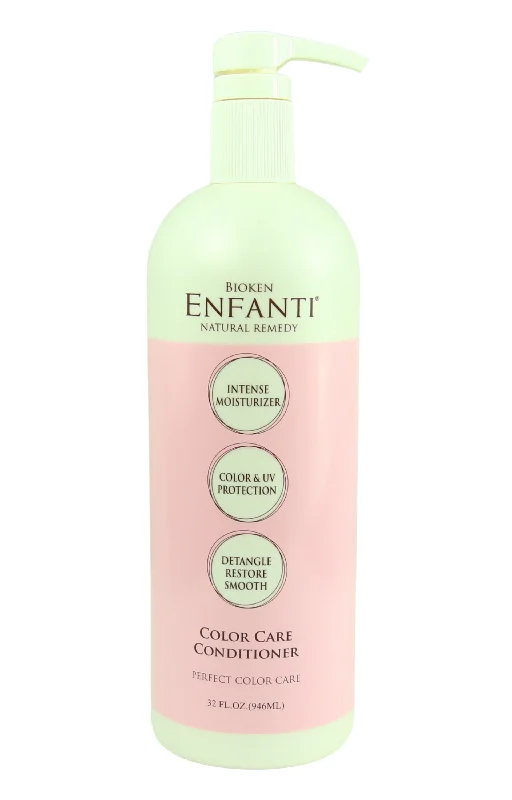 best shampoos for restoring hair moisture -Bioken Enfant Perfect Color Care conditioner, 32.0 oz.