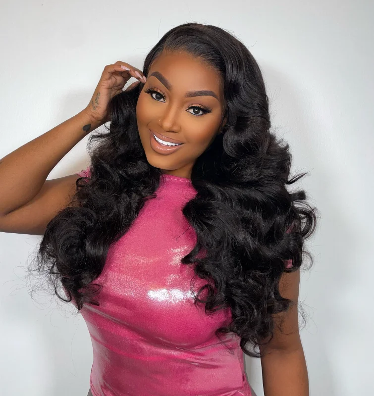 wigs for thick, shiny, and smooth hair-BODY WAVE BUILD A WIG