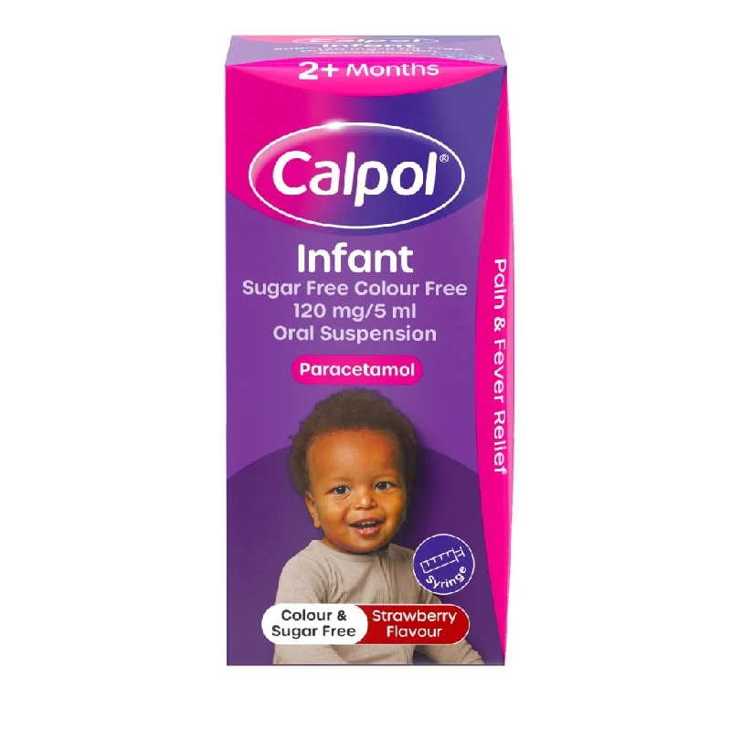 Calpol Infant Colour Free Sugar Free Suspension MED