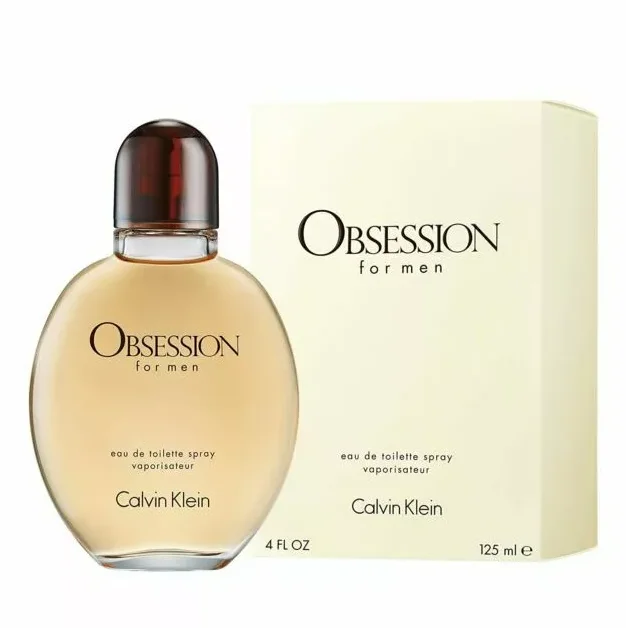 Calvin Klein Obsession for Men Eau de Toilette 4 Fl Oz