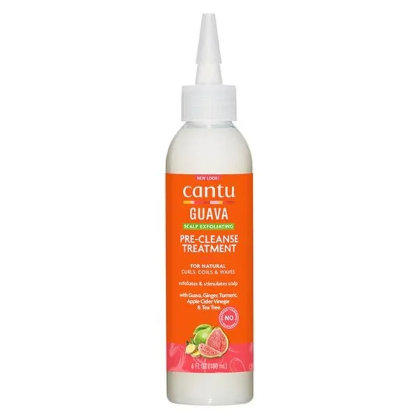 best anti-frizz treatments for curly hair in humidity -Cantu Guava & Ginger Dry Scalp Exfoliator w/ Turmeric