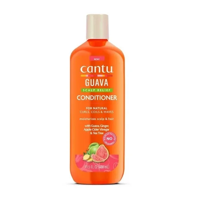 how to prevent scalp dryness with hydrating oils -Cantu Guava Scalp Relief Conditioner