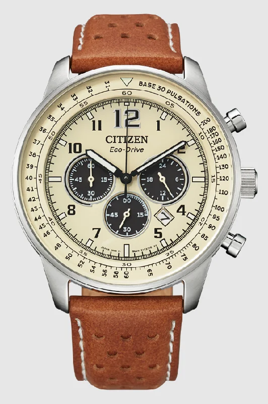 Citizen Men's Chronograph Eco-Drive Stainless Steel Watch CA4500-08X