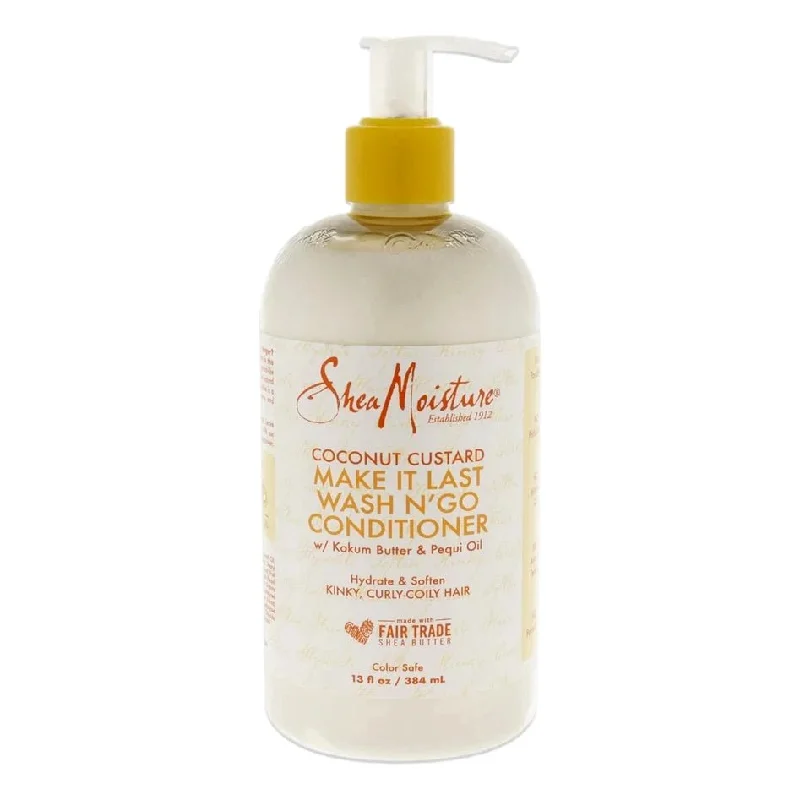 best products for maintaining healthy, shiny hair -Shea Moisture Conditioner Make It Last Wash N Go Step 2 12P 13Oz